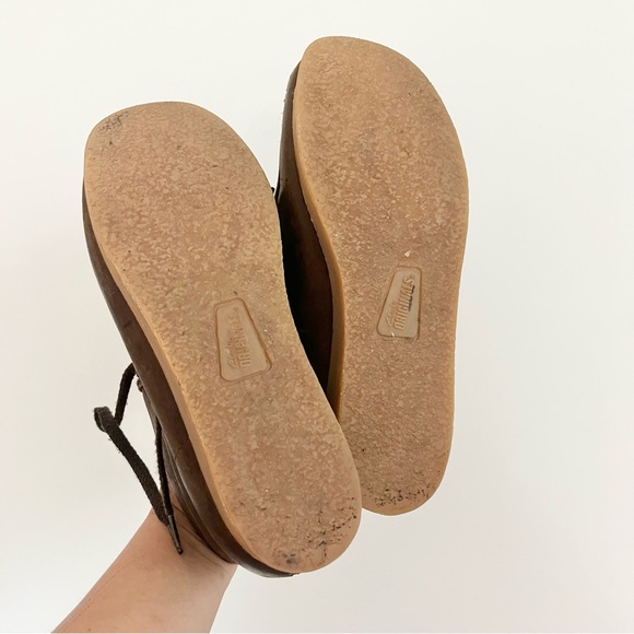 Clarks Originals Boy’s Leather Wallabees Classic Leather Chukka Boots 2.5 Read - Picture 8 of 9